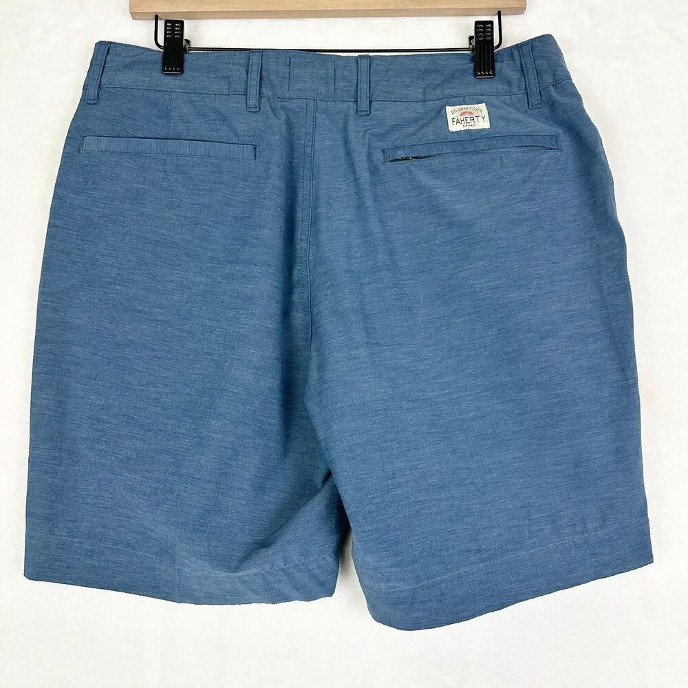 Faherty All Day Short Size 32 Blue 1.0 9